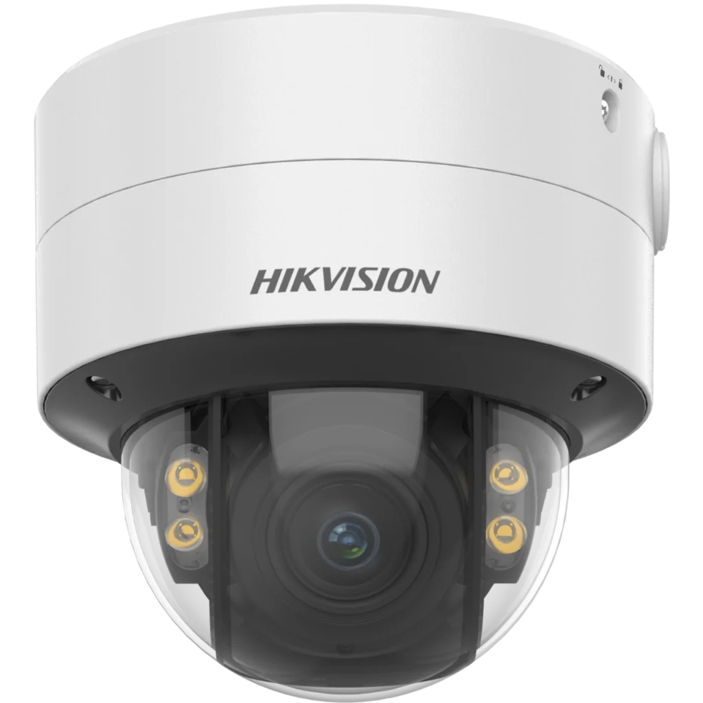 Camera de supraveghere IP Dome 4K Hikvision DS-2CD2787G2T-LZS(2.8-12MM) (C), lentila varifocala: 2.8-12mm, iluminare: Color: 0.0008 Lux @ (F1.2, AGC ON),B/W: 0 Lux cu lumina alba: 40m, slot card de memorie: microSD/microSDHC/microSDXC card, up to 512 GB,