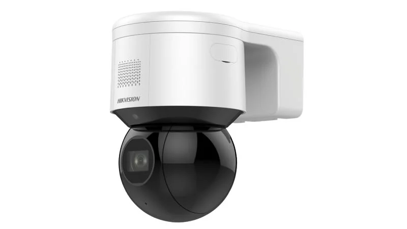 Camera de supraveghere Hikvision DS-2DE3A404IWG-E/W  4 × IR Network PTZ Camera cu rezolutie de 4 MP (2560 x 1440);Zoom optic 4x, digital 16x;Performante ridicate in cazul luminii reduse datorita tehnologiei DarkFighter;WDR de 120 dB;IR 50m cu cut