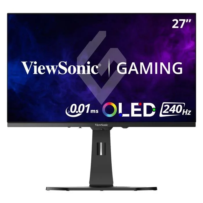 Monitor ViewSonic 27" XG272-2K-OLED, Diagonal (inch): 27, Diagonal (cm): 69, Aspect ratio: 16:9, Panel: OLED, Resolution: 2560x1440, Refresh Rate: 240Hz, Response time GtG: 0.02ms, Response time MPRT: 0.01ms, Brightness (max): 450 cd/m², Contrast