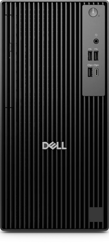 Dell Pro Tower (QCT1255), desktop tower chassis with TPM, 180W Bronze PSU, ENERGY STAR Qualified, EPEAT Silver with Climate+, AMD Ryzen 7 PRO 8700G processor (16 TOPS NPU, 8 cores, up to 5.1 GHz), Integrated Graphics, 16GB: 1 x 16 GB, DDR5, up to 4800