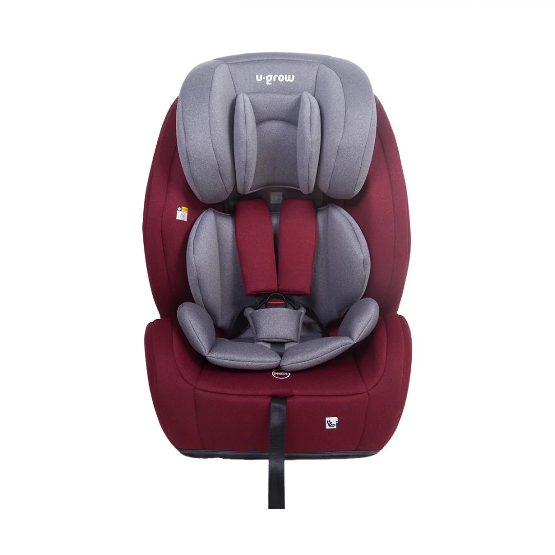 Scaun auto 76-150CM(15M-12Y), R129, isofix si top tether, rosu, U-Grow