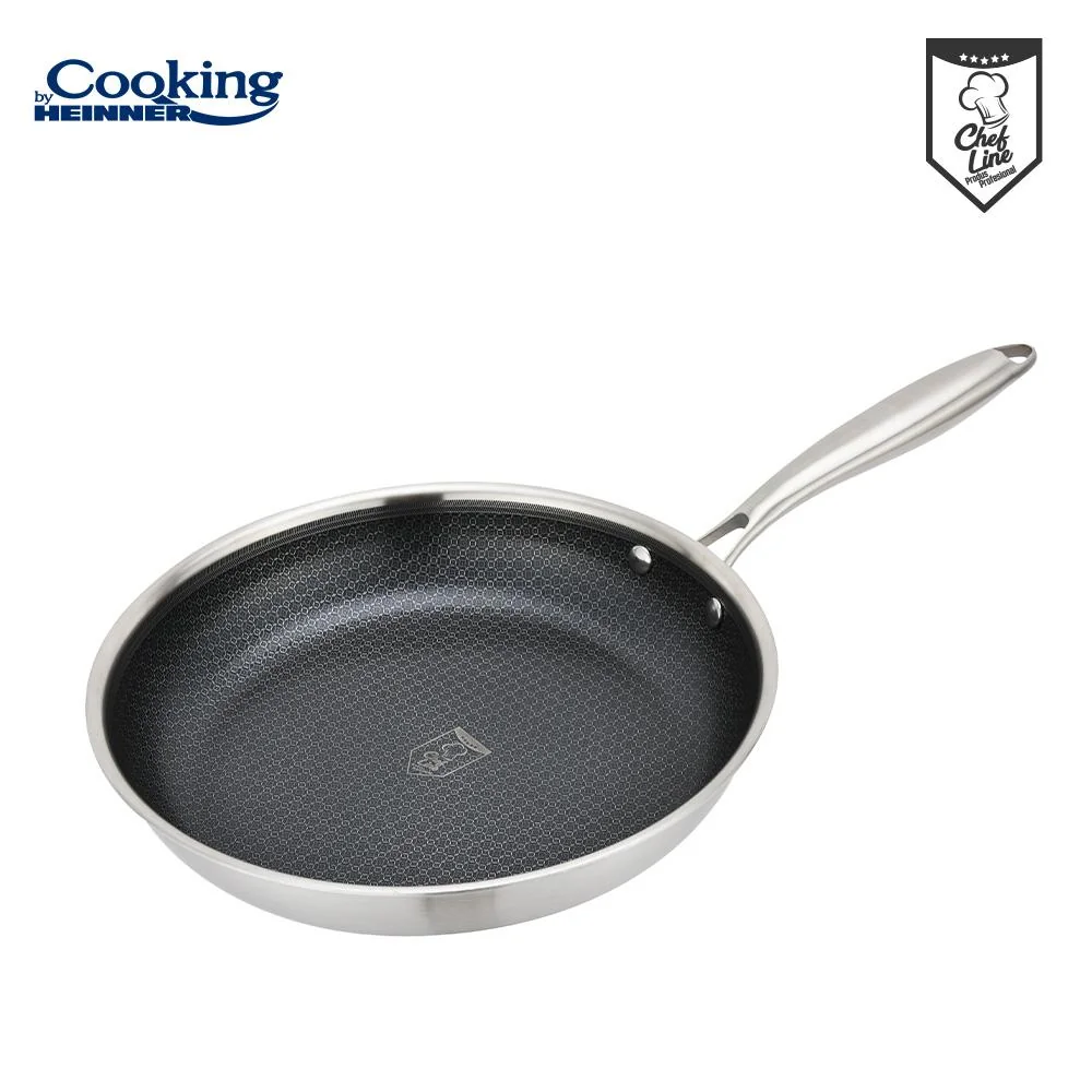 TIGAIE INOX IN 3 STRATURI 24X4.5 CM, TITANIUM3, COOKING BY HEINNER Heinner