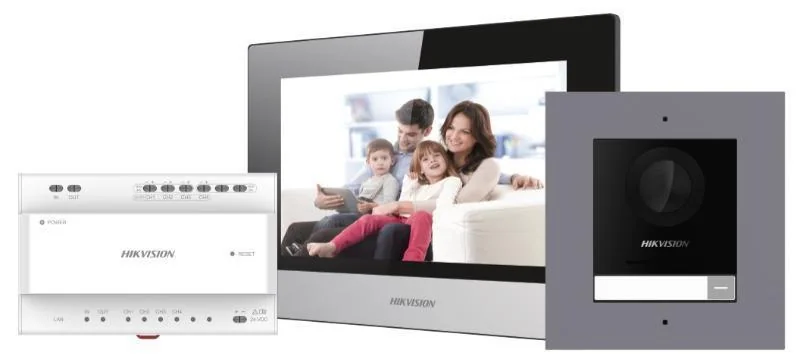 Kit videointerfon IP Hikvision DS-KIS702 Hikvision