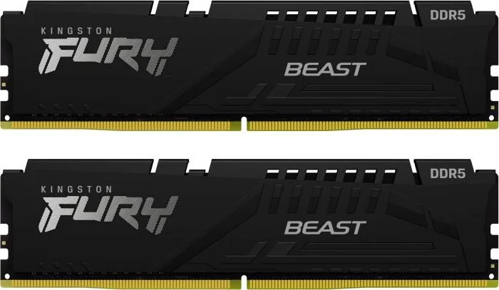 Memorie RAM Kingston DDR5 16GB 6000Mhz CL30 1.4V Dual Channel Kit Fury Beast Black EXPO Kingston