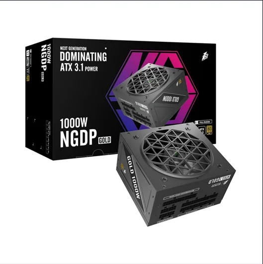 Sursa PC 1stPlayer 1000W, 80 PLUS Gold, Full Modular, ATX 3.1, PCIe 5.1, NGDP HA-1000BA4, negru