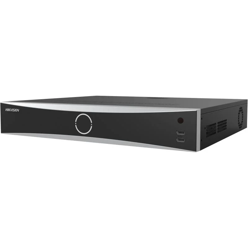 NVR Hikvision 32 canale DS-7732NXI-I4/S(E), 32-ch MP/24MP/12MP/8 MP/6MP/5MP/4MP/3MP/1080p/UXGA/720p/VGA/4CIF/DCIF/2CIF/CIF/QCIF, iesiri: 2xHDMI and 1xVGA, 4xSATA up to 10TB, alimentare: 100 to 240 VAC, 50 to 60 Hz, dimensiuni: 445 Ć 391 Ć 75 mm,