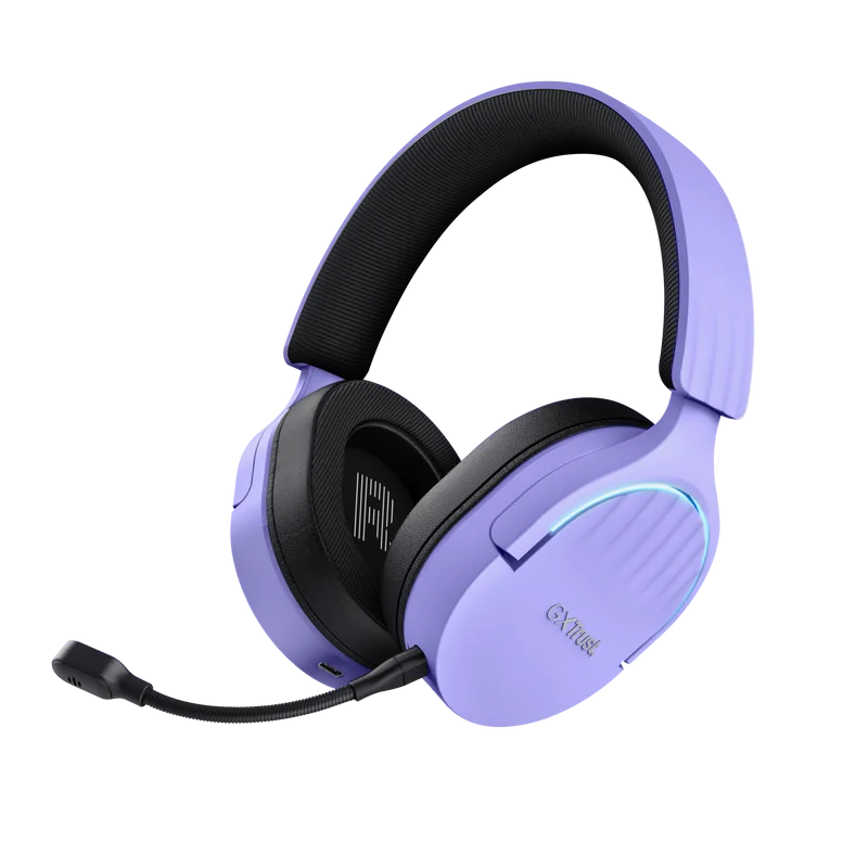 Casti gaming TrustGXT 491P Fayzo cu fir, interfata USB 2.0, frecventa de raspuns 20 Hz - 20.000 Hz, sensivitate 100 dB, mov