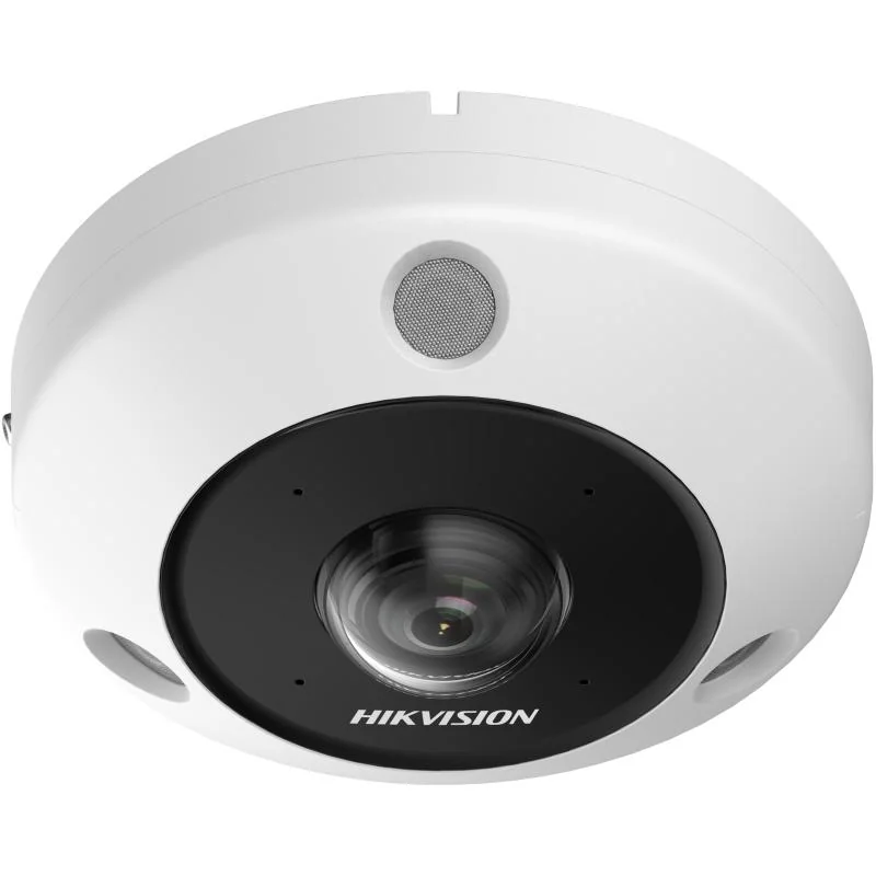 Camer de supraveghere IP Fisheye 6MP Hikvision DS-2CD6365G1-IVS(1.16MM), senzor: 1/1.8" Progressive Scan CMOS, lentila fixa 1.16mm, iluminare: Color: 0.01 Lux @ (F2.25, AGC ON),B/W: 0.005 Lux @ (F2.25, AGC ON),B/W: 0 Lux with IR: 15m, Fisheye View: 2560