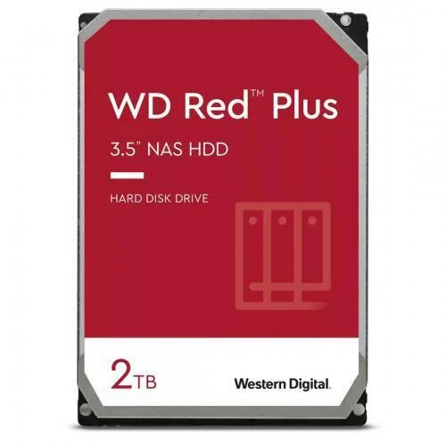 HDD WD Red Plus 2TB SATA-III 5400RPM 128MB WD