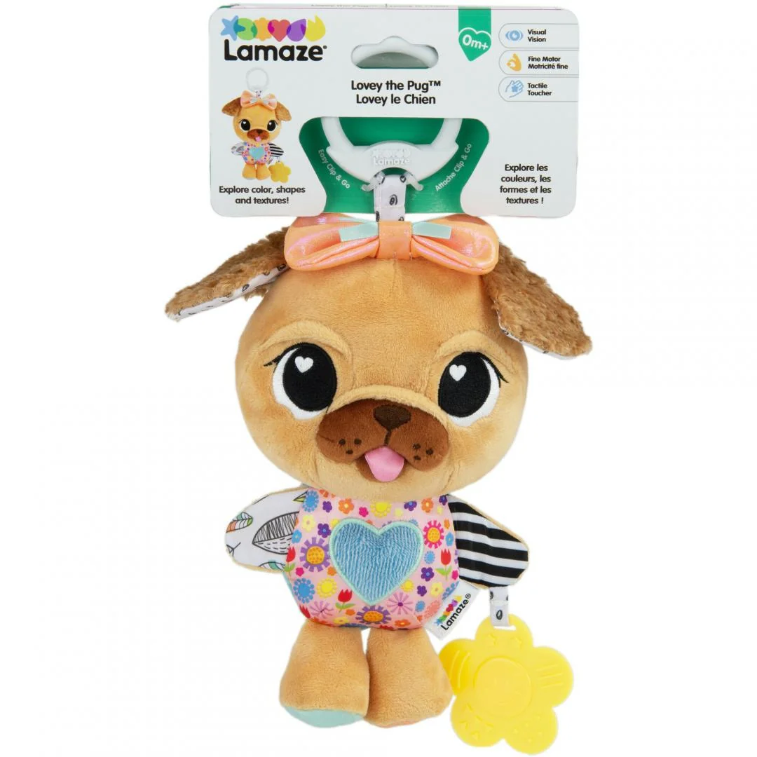 JUCARIE PENTRU BEBELUSI, PUGUL LOVEY, LAMAZE Tomy