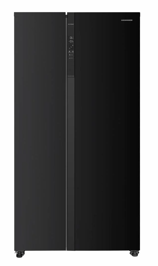 Side by Side HEINNER HSBS-HM532NFBKE++, No Frost, 532 L, Clasa E, Negru Heinner