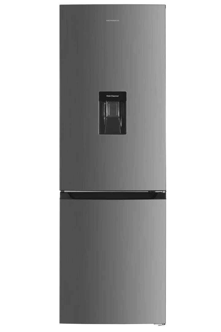 Combina frigorifica HEINNER HCNF-HM291XWDE++, No Frost, 291 l, Clasa E, Dozator apa, Aspect inox