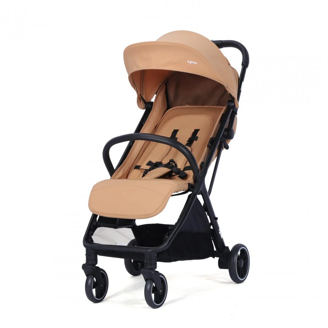 Carucior sport U-Grow autofold, 0-48 luni, brown U-Grow