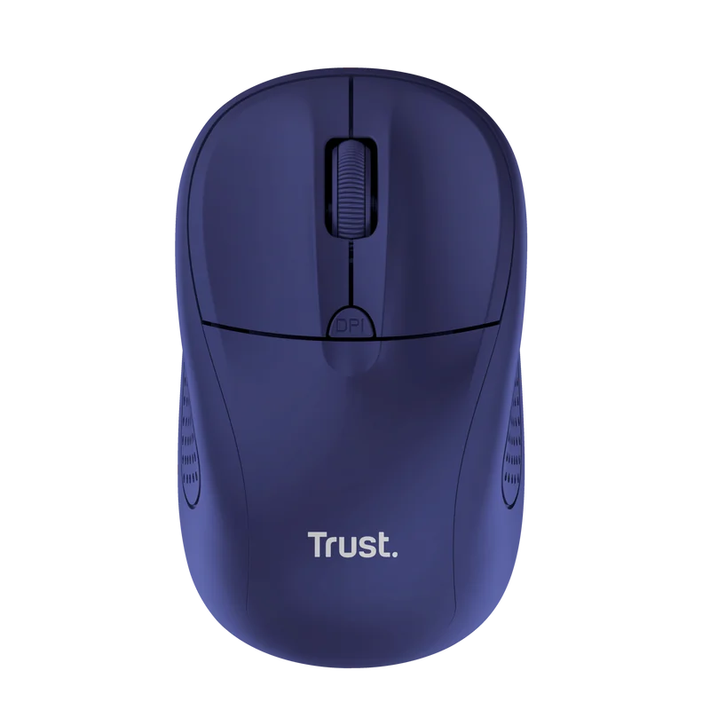 Mouse Trust Wireless optic, rezolutie 1600 DPI, albastru