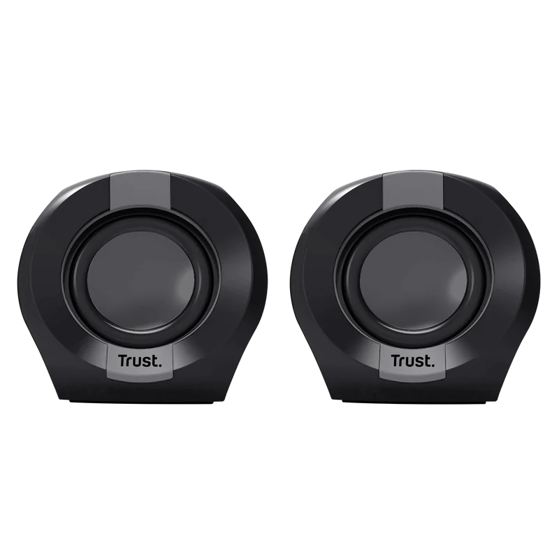 Boxe Trust Polo 2.0 cu fir, putere maxima 8W, audio input 3.5mm, negru