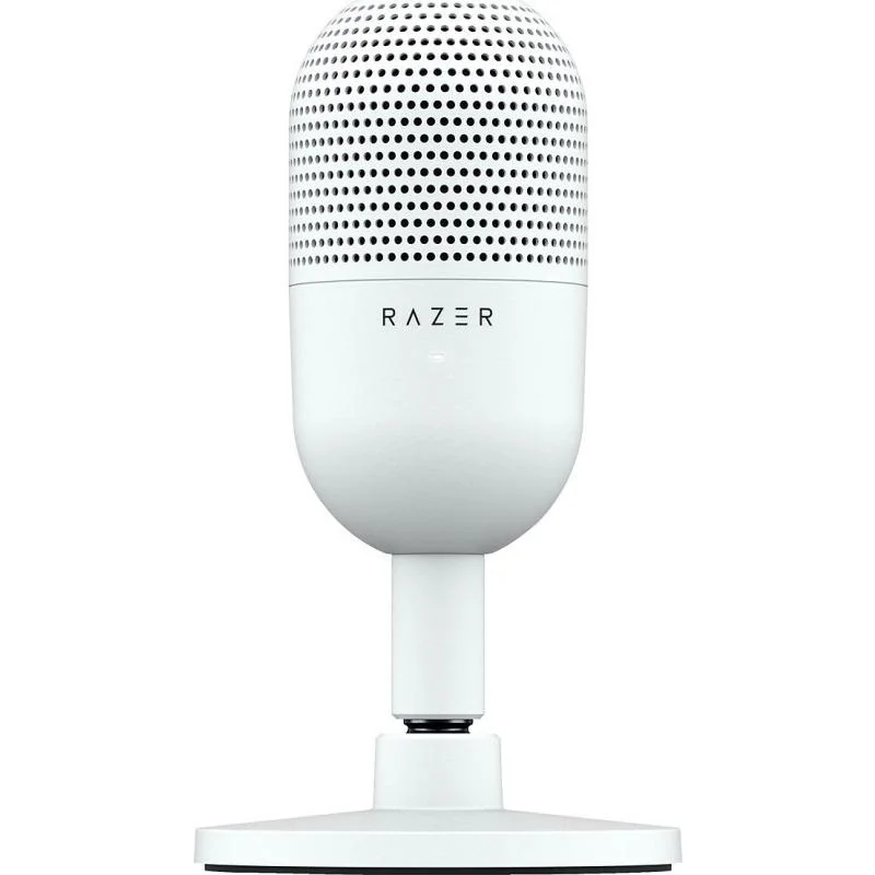 Microfon Razer Seiren V3 Mini White USB, frecventa raspuns 20 Hz - 20000 Hz, sensibilitate 110 dB (THD > 1% at 1 kHz), alb