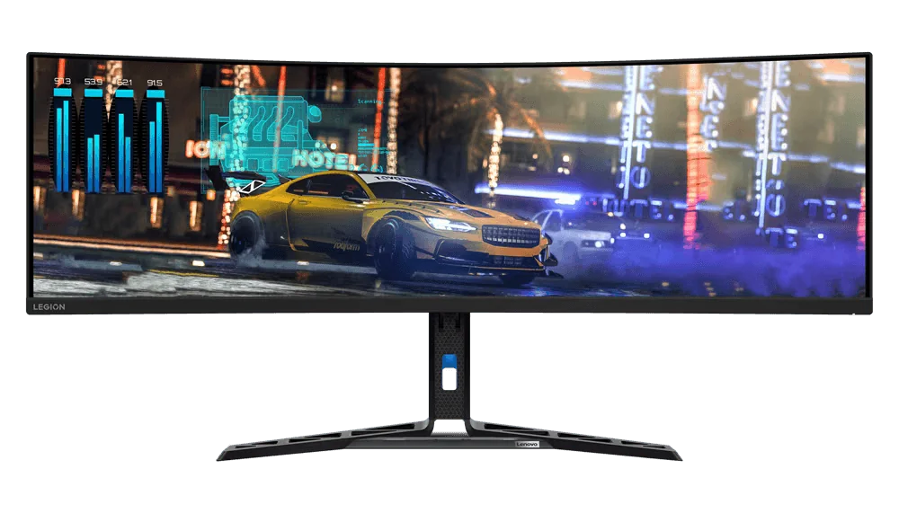 Monitor Gaming Lenovo Legion R45w-30, 44.5", 5120x1440, 165Hz , pivot, 2x HDMI® 2.1, 1x DP 1.4, 1x USB-C, AMD FreeSync™ Premium Pro