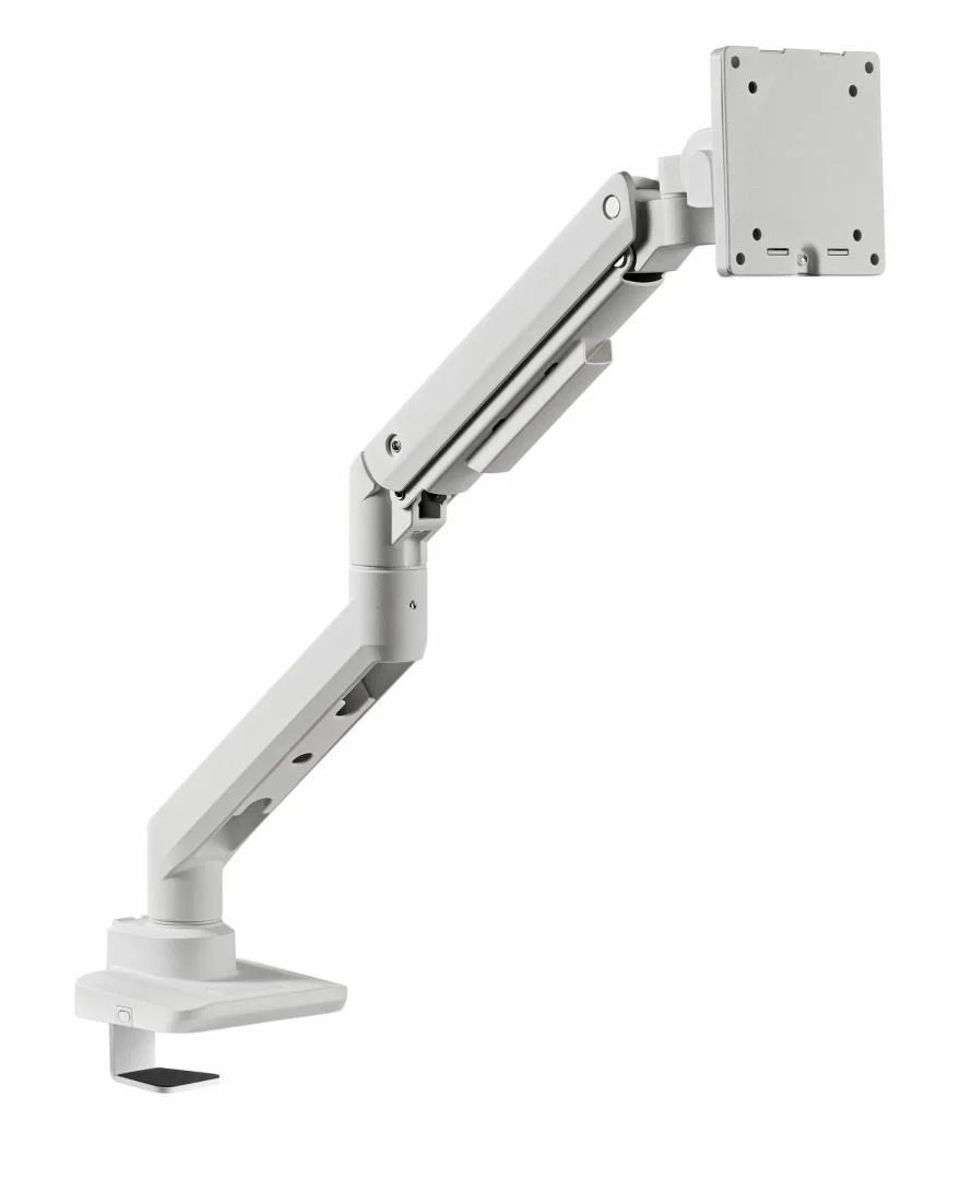 Suport monitor Serioux MM69-C012, compatibilitate dimensiune ecran 17"-49", arc cu gaz, greutate maximă suportata: (per ecran): 2~20 kg, VESA: 75x75, 100x100, inclinare: +50°~-20°, pivotare: +90°~-90°, rotația ecranului: +180°~-180°, instalare: clemă,