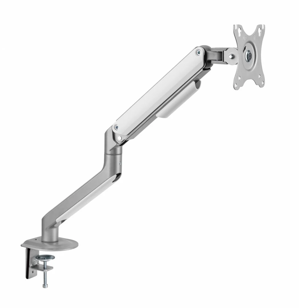 Suport monitor Serioux MM63-C012, compatibilitate  dimensiune ecran 17"-32", greutate maximă suportata: (per ecran): 2~9kg, VESA: 75x75, 100x100, inclinare: +55°~-55°, pivotare: +90°~-90°, rotația ecranului: + 180°~-180°, instalare: clemă, grommet