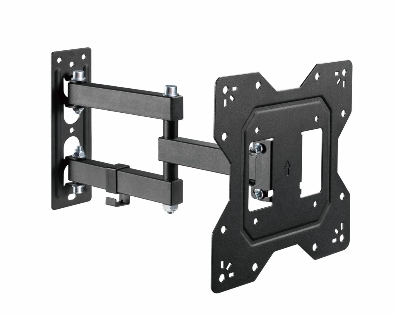 Suport TV Serioux LCD/LED, TV68-223, compatibilitate  dimensiune ecran 23"-43", material otel, VESA:100x100, 100x200, 200x100, 200x200, greutate maximă suportata: 30 kg, profil: 56~378mm, inclinare: ＋3°～-10°, pivotare: +90°~-90°, management cabluri, negru