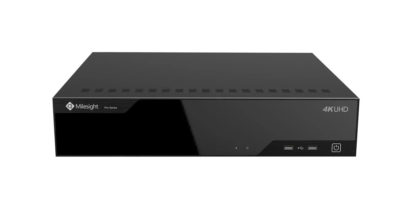 NVR Milesight 64 canale MS-N8064-G, Rezolutie inregistrare: 12MP, Rezolutie redare: 6*(30fps@8MP),8*(30fps@6MP),Dual Stream; HDMI & VGA output 2CH; Compresie video: H.265+/H.265(HEVC)/H.264+/H.264;Stocare: 8 *SATA( 3.5") si 1*eSATA pana la 10TB per HDD;