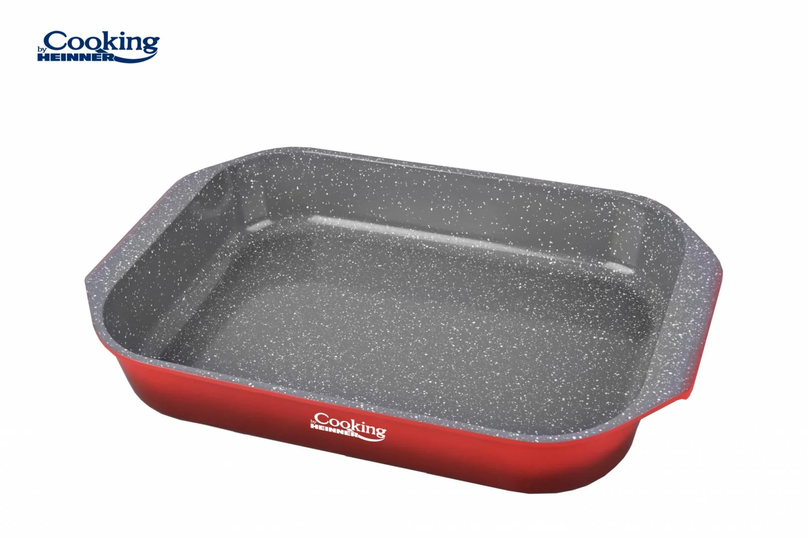 TAVA ALUMINIU CU ACOPERIRE CERAMICA 39.5x26 CM, RED LINE, COOKING BY HEINNER Heinner