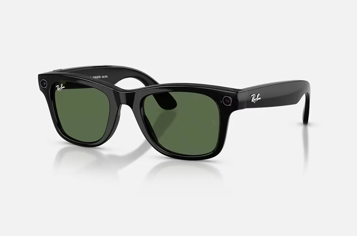 ORW4012 META WAYFARER High Bridge Fit - Shiny Black - G-15 Green Gen 2