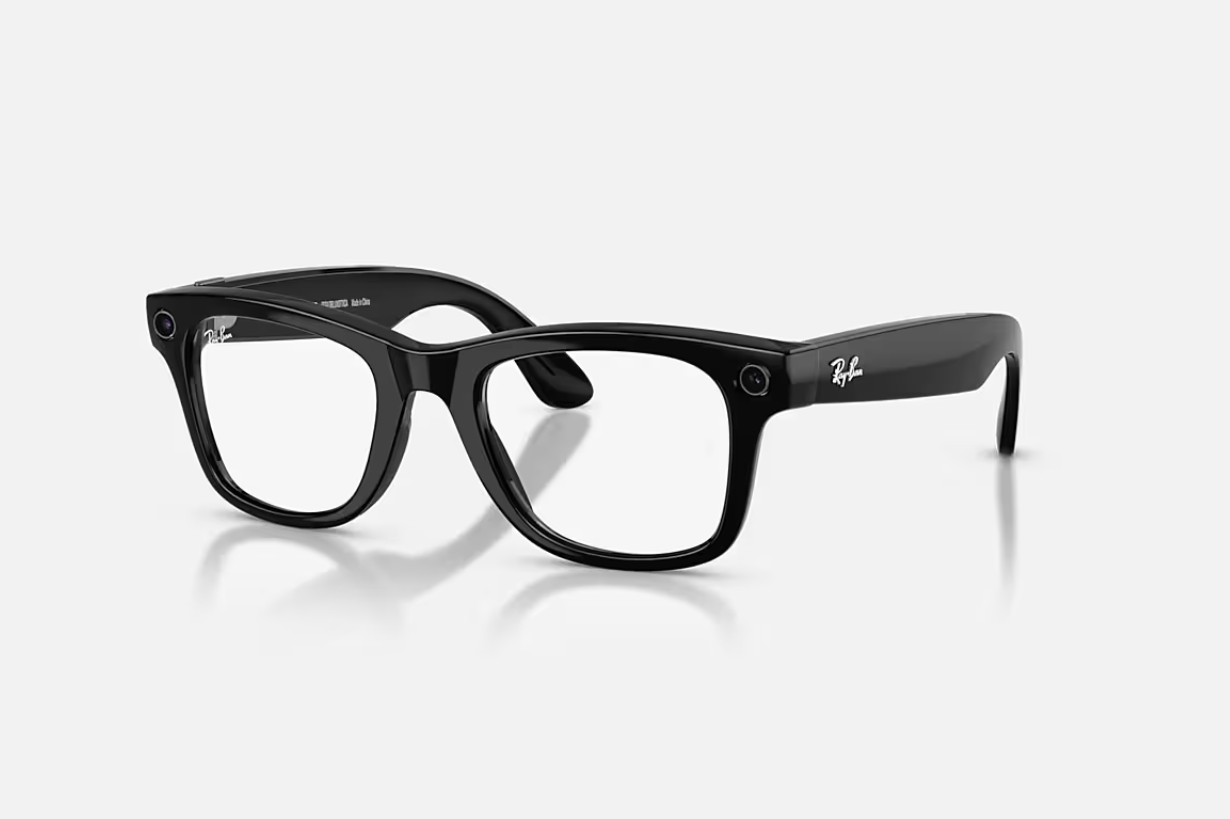 ORW4012 META WAYFARER High Bridge Fit - Shiny Black - Graphite Green Transitions® Gen 2 | Altamag.ro