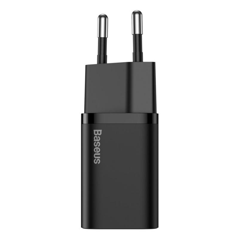 Incarcator Baseus Super Si, Quick Charge 25W, 1 x USB Type-C 5V/3A, negru | Altamag.ro