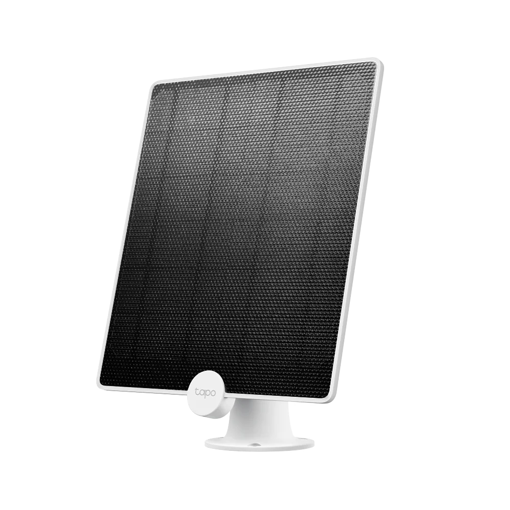 TP-LINK PANOU SOLAR PENTRU CAMERE TAPO TAPO A200, Captează energie solară și oferă alimentare non-stop pentru camerele Tapo care funcționează cu acumulatori (Tapo C420 și Tapo C400).Putere de încărcare de până la 4.5 W, , 237.96 x 174.85 x 17.5mm, Port