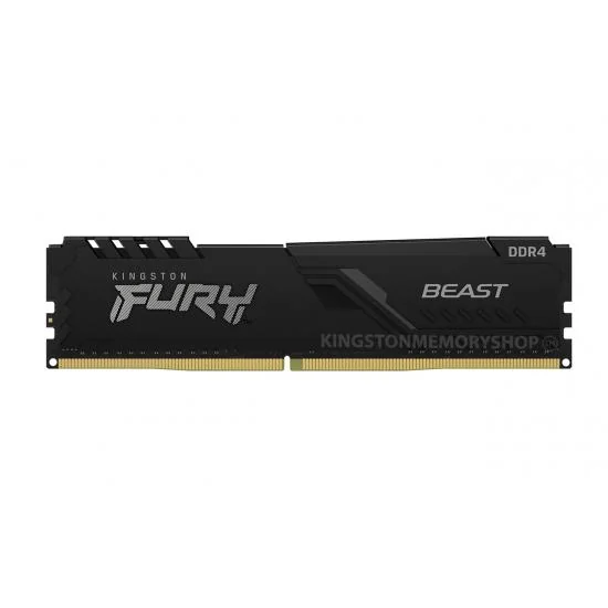 Memorie RAM Kingston DDR4 32GB 3200Mhz CL16 1.35V Dual Channel Kit Fury Beast RGB Black XMP