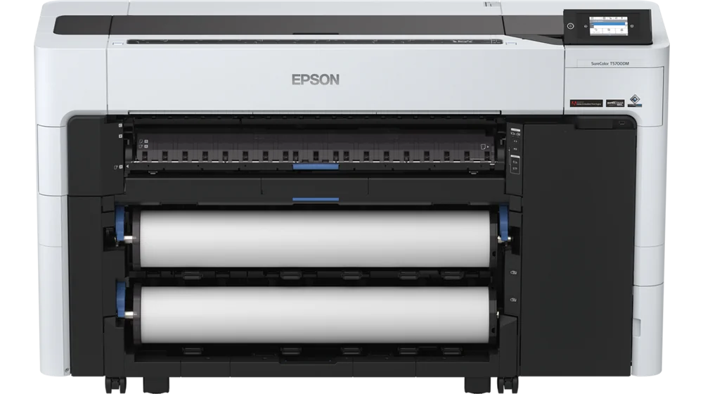 EPSON SC-T5700D A0 LARGE FORMAT TECHNICAL PRINTER, Tehnologie: Ultrachrome® XD3, 6 culori, Rezolutie printare: 300 x 600 DPI, Rezolutie maxima printare: 2.400 x 1.200 DPI, Formate hartie: 17" (43.2 cm) Roll, 24" (61.0 cm) Roll, 36" (91.4 cm) Roll, Custom