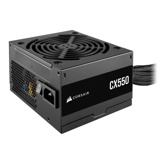 Sursa Corsair CX550 | Putere 550 W | 80+ Bronze | Ventilatie 1 x 120mm | Dimensiune 125 x 150 x 86 mm