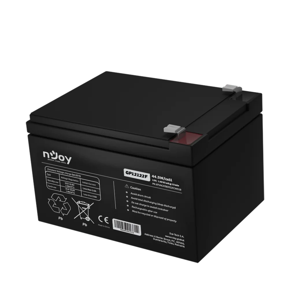 ACUMULATOR NJOY GP12122F 12V