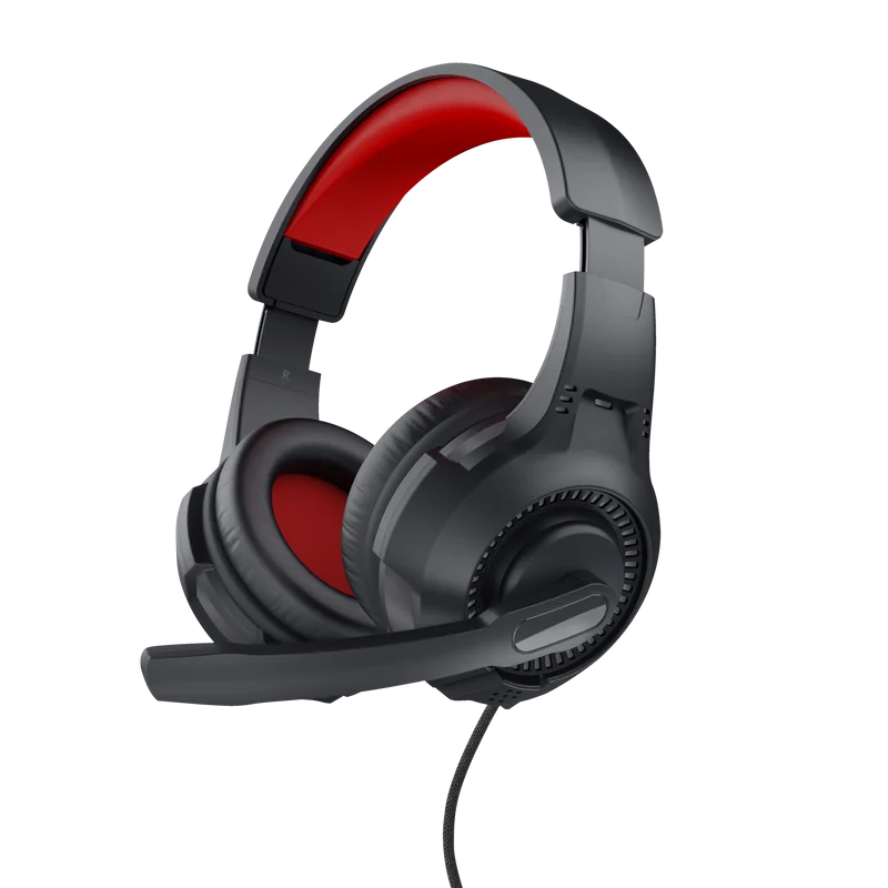 Casti Trust Basics gaming, negru