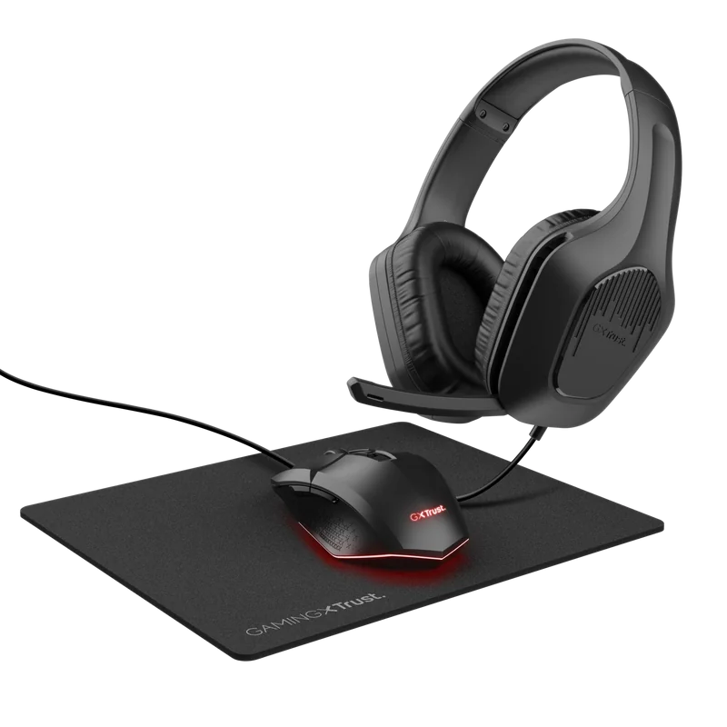 Kit Trust GXT790P Tridox 3-IN-1, negru