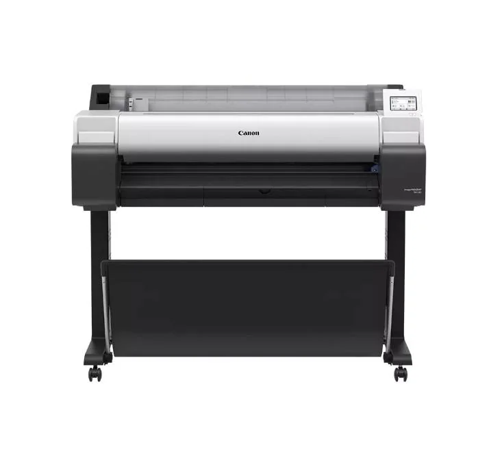 Plotter Canon imagePROGRAF TM-340 36"(914mm), format A0, 5 culori, rezolutie max 2400x1200dpi, memorie 2GB, limbaje de imprimare: HP-GL/2, HP RTL, JPEG (Ver. JFIF 1.02), CALS G4 (submission via FTP only), Display LCD 4.3", interfata: USB 2.0, Ethernet,