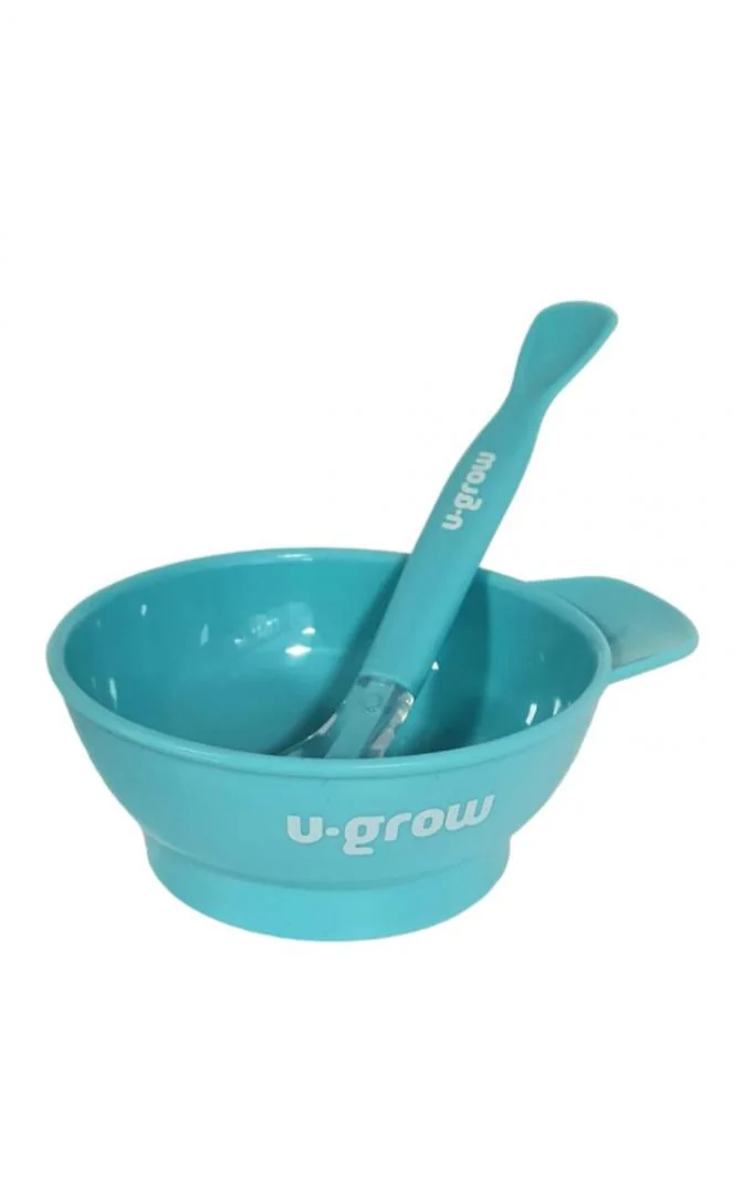 Bol cu capac si lingurita, U-Grow U-Grow