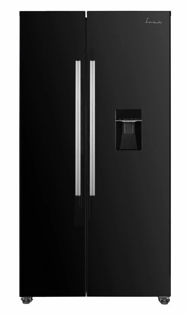 Side by Side FRAM FSBS-HM440NFBKWDE++, No Frost, 439 L, Clasa E, Dozator apa, Negru Fram