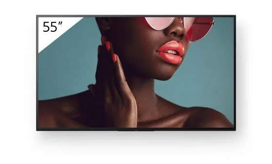 Monitor signage Sony BZ40L, 55", 700nit, 24/7, UHD, panel IPS, D-LED, 8ms, contrast static 1200:1, contrast dinamic 600000:1, mătuire 47% with low reflection, Android 10, stocare 32GB. Miracast, Chromecast built-in, AirPlay, Apple HomeKit, Google Play
