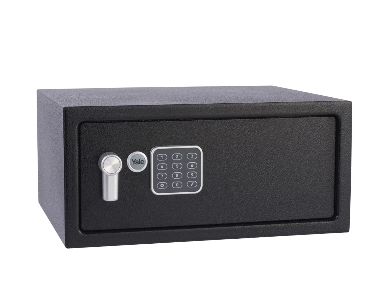 Seif Yale Standard tip Laptop YLV/200;  Tastatura digitala programabila si usor de operat; Alcatuit din otel; Prevazut cu orificii pentru fixare si bolturi de prindere incluse