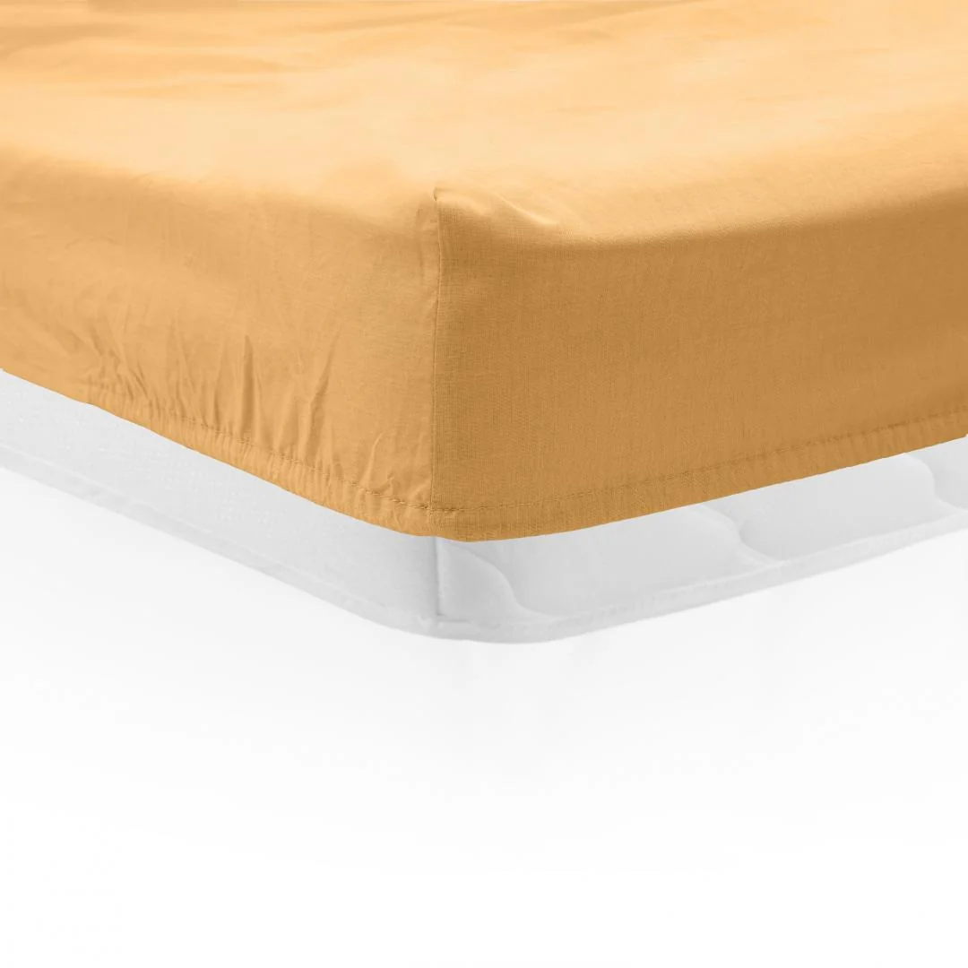CEARCEAF PAT CU ELASTIC 180X200 CM GALBEN PAL Heinner