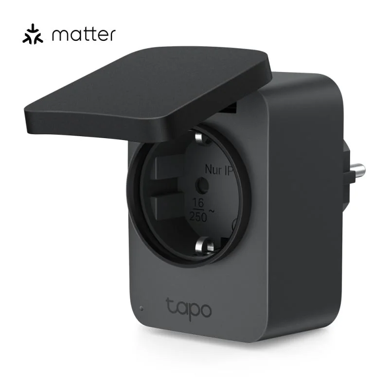 Smart WiFi Outdoor Plug Tapo P410M, IEEE 802.11b/g/n, Bluetooth (for setup only), 2.4 GHz Wi-Fi, IP54, 200-250 V~, 50/60 Hz