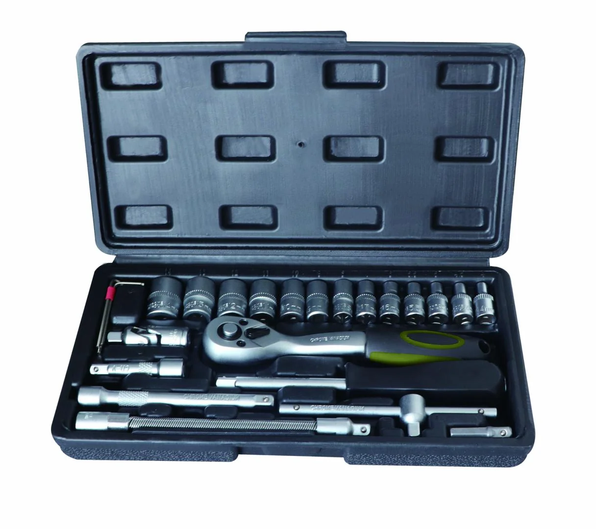 TRUSA 24 PIESE 1/4" CR-V Heinner