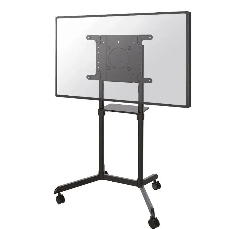 Stand mobil de podea, Neomounts by Newstar NS-M1250BLACK, 37"-70", VESA max. 600x400, suporta pana la 70kg, inclinatie 5°, rotatie 90°, negru