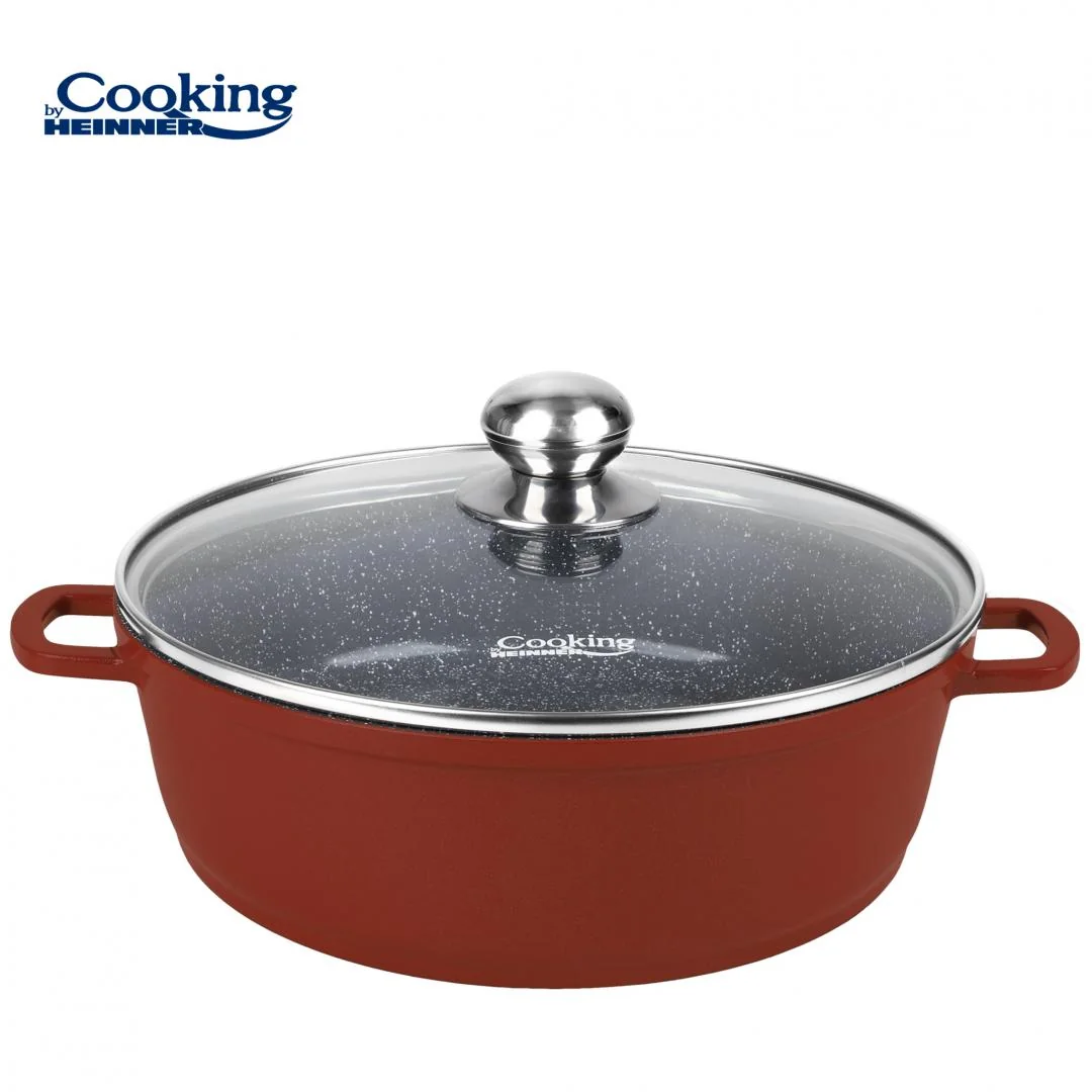 CRATITA ALUMINIU+CAPAC 36x9.5CM, 8.8L, CALABRIA, COOKING BY HEINNER