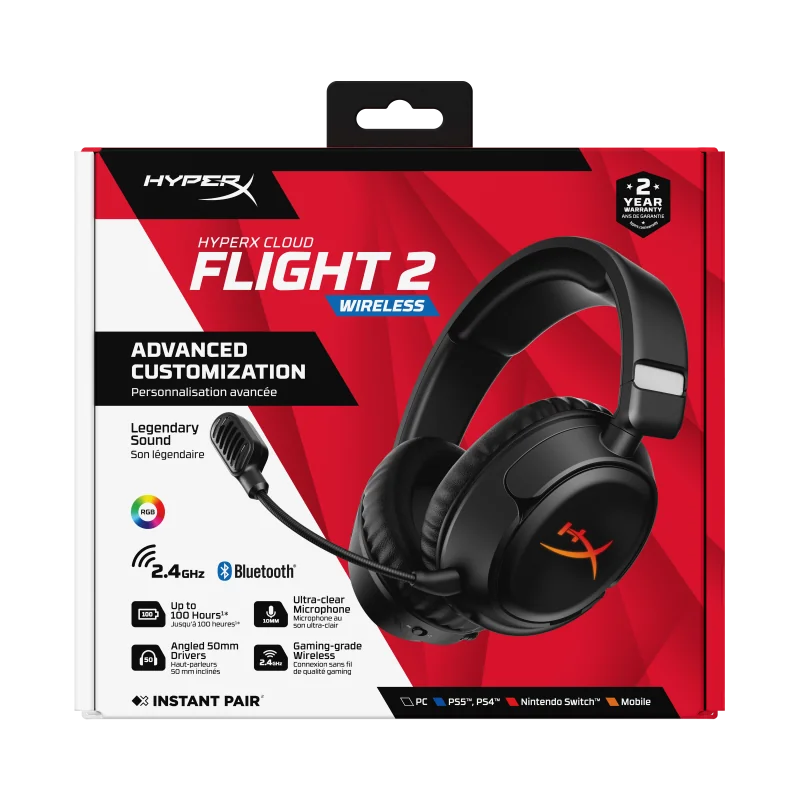 HyperX Cloud Flight 2 WL BK GAM HS