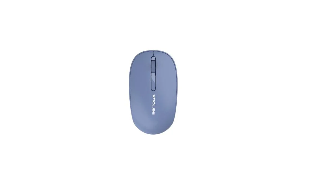 Mouse Serioux Spark 215 Wireless Albastru, Senzor: Optic, DPI: 1000, conexiune: Dongle USB 2,4 GHz, banda de frecventa: 2,4 GHz, click silentios, alimentare: 1 baterie AA inclusa, 1,5 V, cerințe OS: Win, Mac, Vista