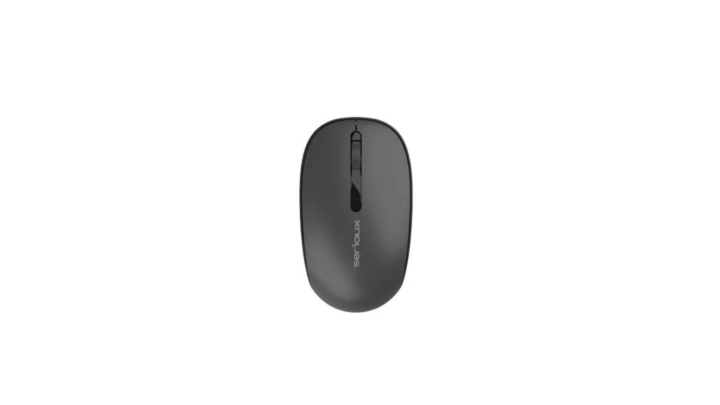 Mouse wireless Serioux Spark 215 optic negru de birou