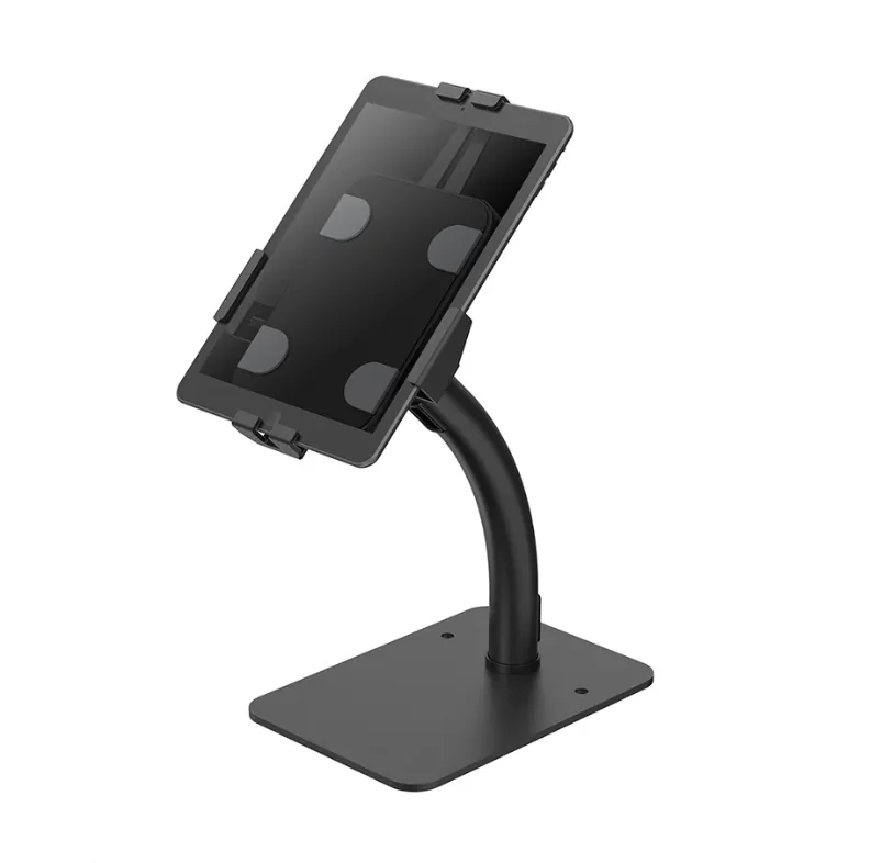 Suport de tableta Neomounts by Newstar DS15-625BL1, diagonala maxima 11", greutate maxima 1kg, tilt +20°, -110°, rotate 360°, reglare manuala, garantie 5 ani, negru